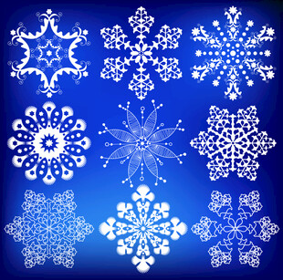 精美雪花图案