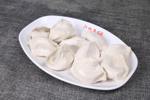 一盘美味饺子