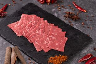 新鲜牛肉切片