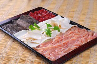 丰盛火锅食材拼盘