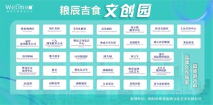 文创园品牌入驻商家名录海报模板