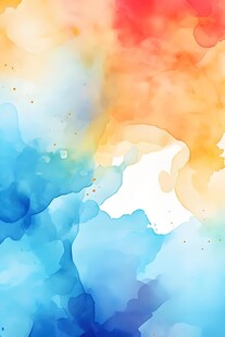 梦幻水彩渐变背景图