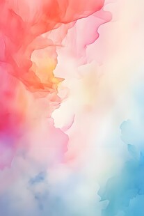 梦幻水彩渐变背景图