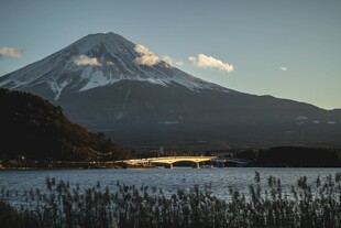 富士山湖畔美景
