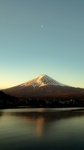 富士山湖畔绝美风光