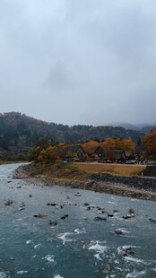 湖畔秋景