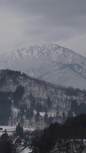 冬日雪山风景
