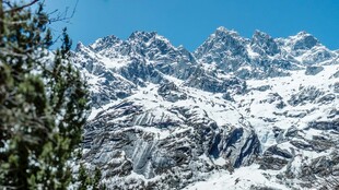 壮丽雪山风景