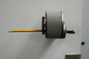 单轴滑轮机械部件