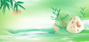 端午节手绘粽子海报背景