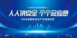 人人讲安全活动宣传海报