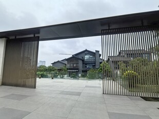中式庭院入口景观