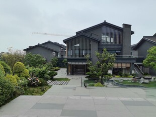 中式庭院别墅景观