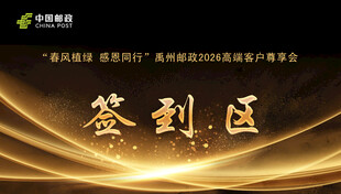 银行企业高端会议签到区场景