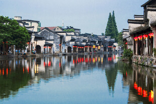 江南水乡古镇静谧美景