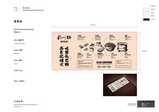 刘一锅VI 餐垫纸