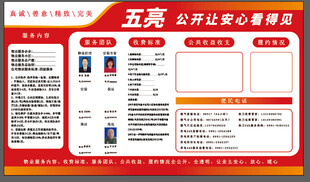 社区公示栏