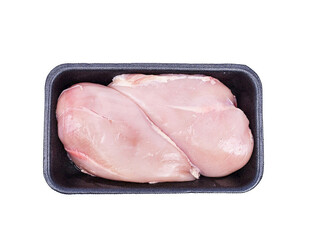 盒装新鲜生鸡肉