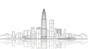 深圳城市剪影