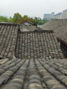传统灰瓦屋顶古建筑风貌