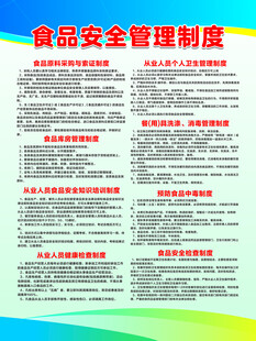 食品安全管理制度
