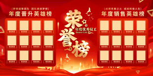 企业荣誉榜展示