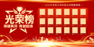 企业光荣榜展示