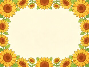 向日葵花边