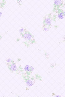 淡紫色花卉图案背景图