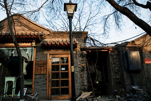 古雅中式小屋静谧街景