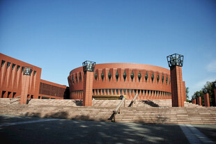 红砖建筑景观