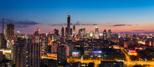 城市璀璨夜景