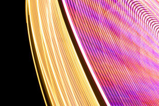 炫彩波纹线条抽象图案
