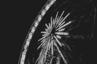 夜空中绽放的绚烂烟花