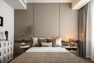现代简约风温馨卧室一角