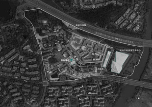 城市区域鸟瞰图