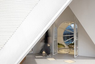 现代建筑内的通透空间视野