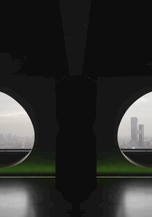 未来感科幻风室内空间