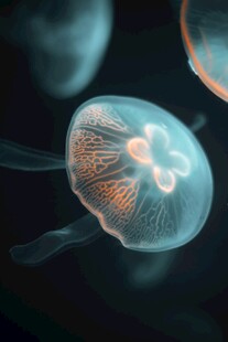 梦幻水母海洋中的灵动精灵