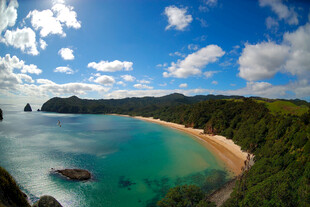 美丽海滨风光俯瞰美景