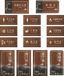 中式门牌