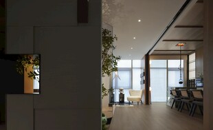 现代办公空间室内景致