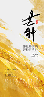 芒种海报