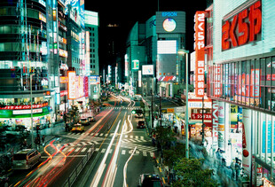 繁华都市夜景