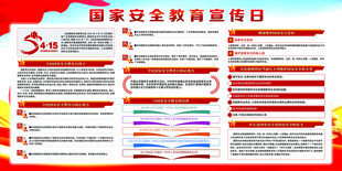 国家安全教育日宣传海报