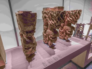东阳精美木雕艺术品 