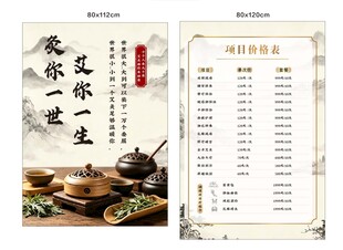 艾灸海报