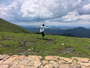 北京灵山徒步美景