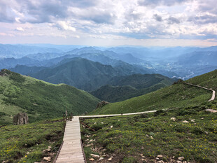 北京灵山徒步美景