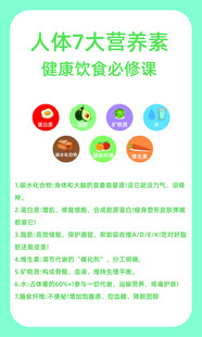人体7大营养素知识科普